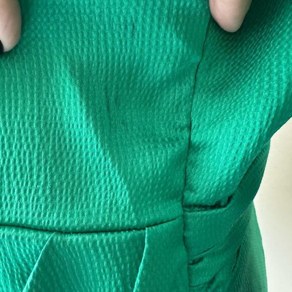 Rumer The Label Allegra Shirt Dress in Green Mini with collar S - Picture 9 of 14